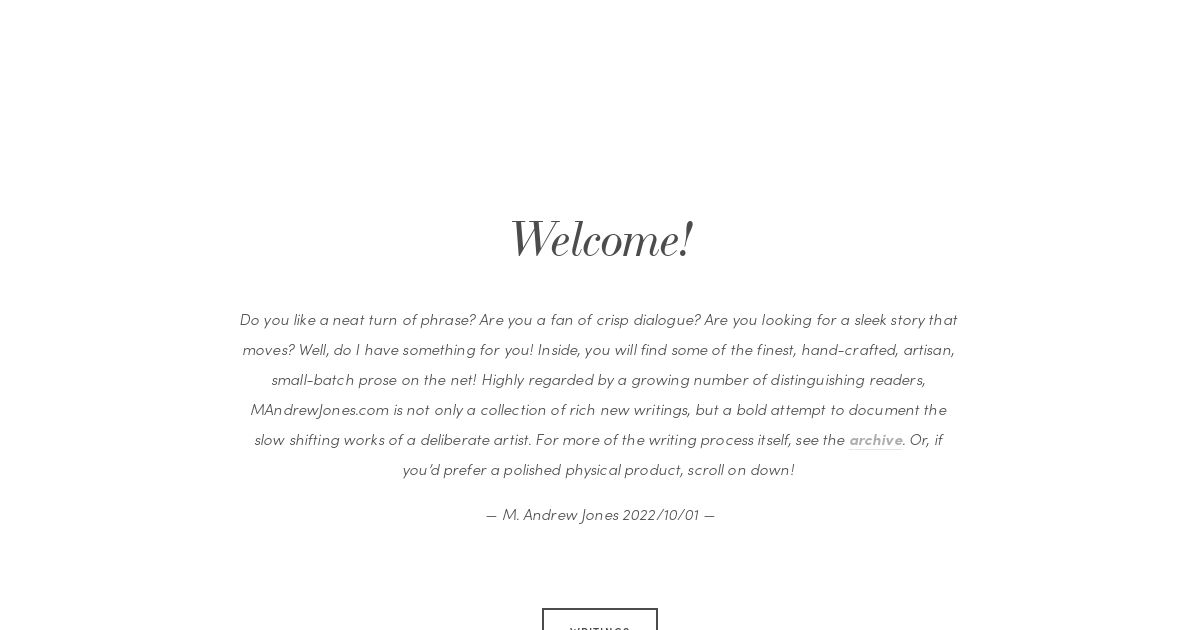 Screenshot of https://www.mandrewjones.com/