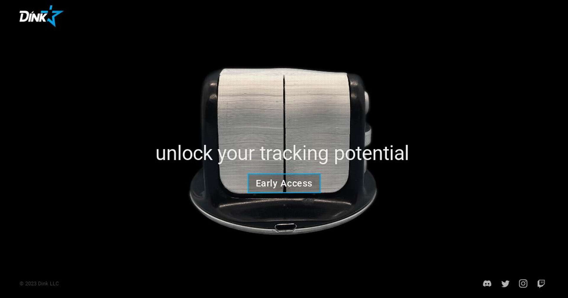 Screenshot of https://www.dink.gg/