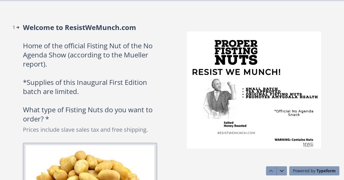 Screenshot of http://resistwemunch.com/