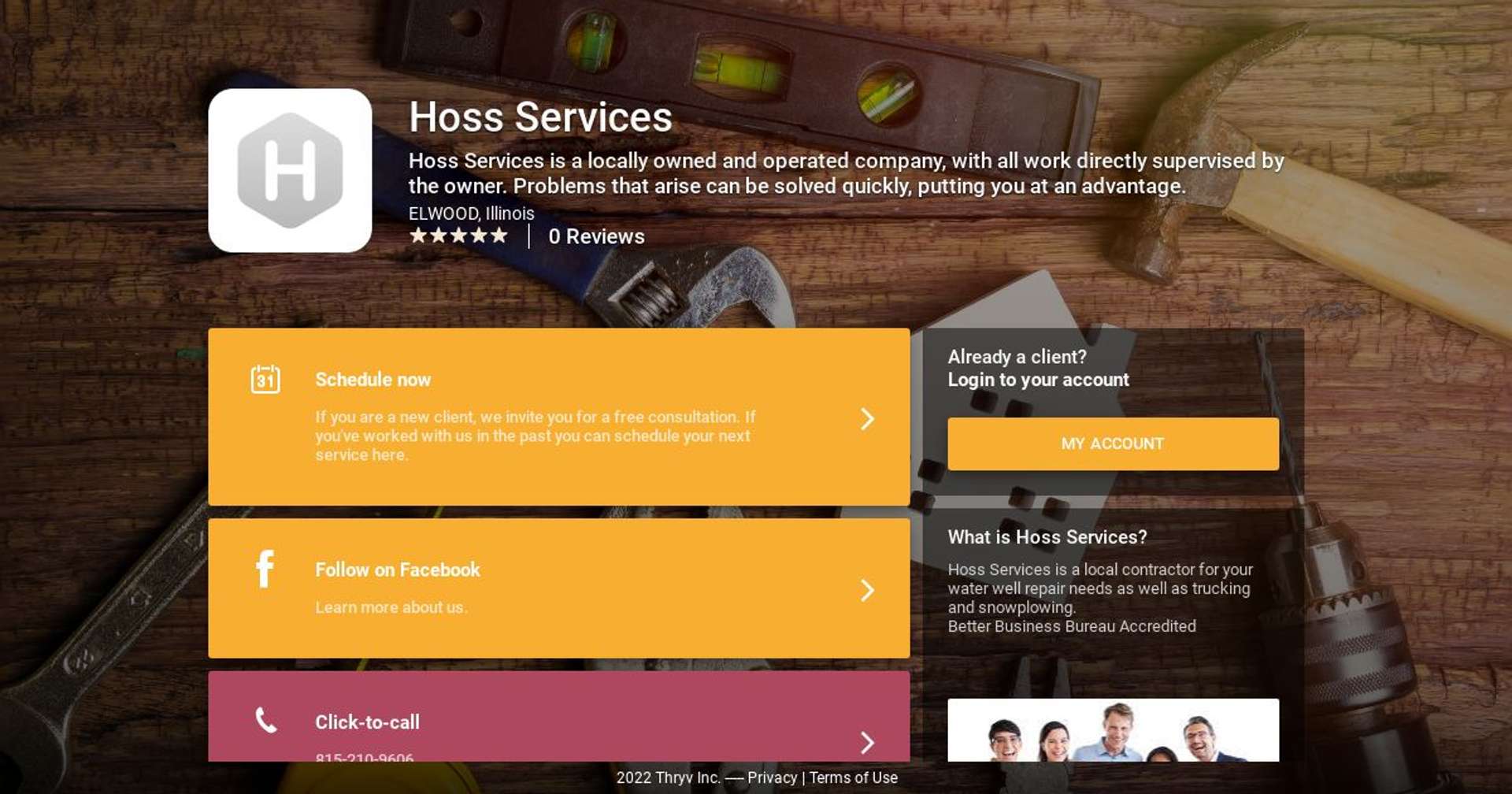 Screenshot of http://hosswellandpump.com